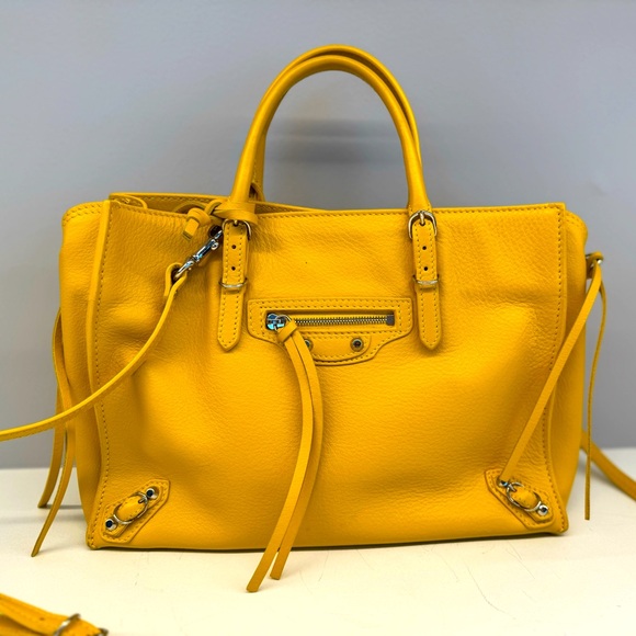 Balenciaga Classic Mini Papier A4 Leather Two Way Handbag - Picture 3 of 12